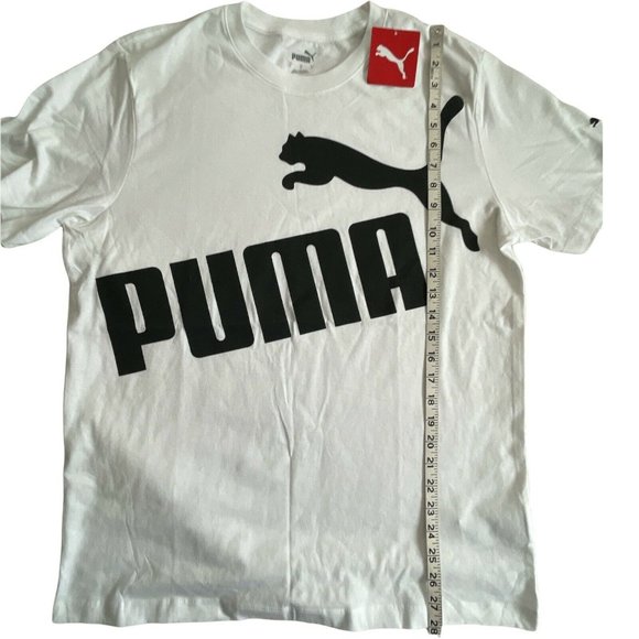 Men’s T-Shirt PUMA OFF SET TEE White #TD31748 Short Sleeve,Crew Neck Size L - Picture 6 of 11